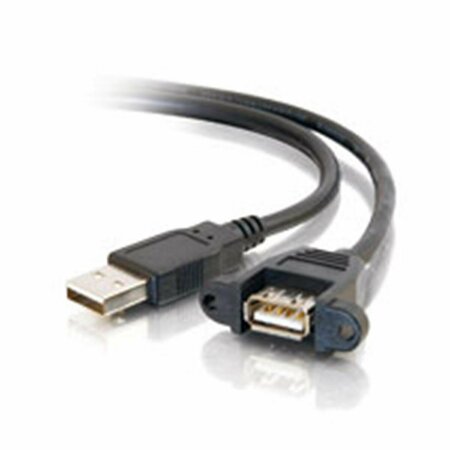 FASTTRACK 1Ft Usb 2.0 A Male To A Female Panel Mount Cable FA56926